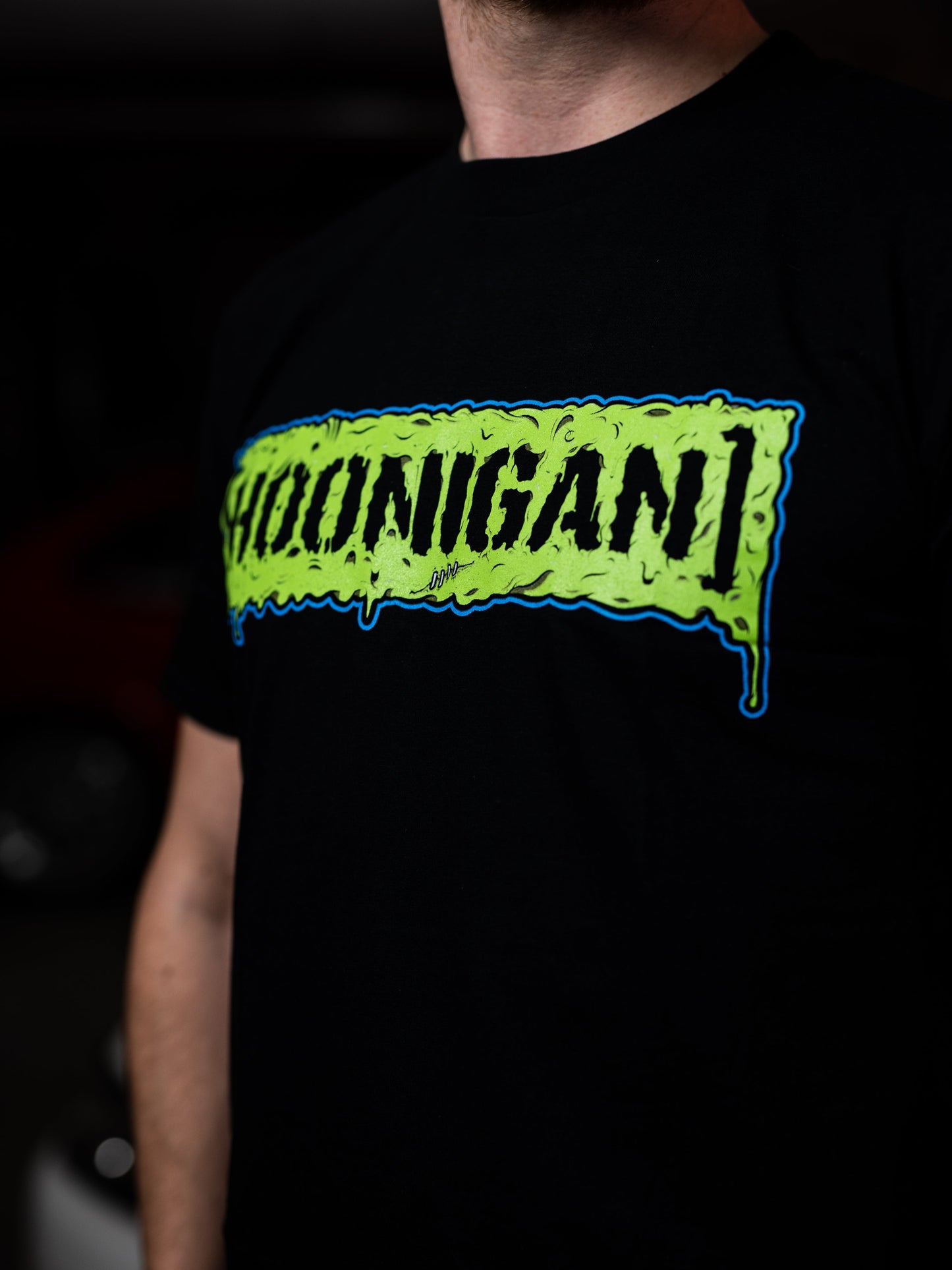 HOONIGAN CENSOR BAR T-shirt - Slime / Green
