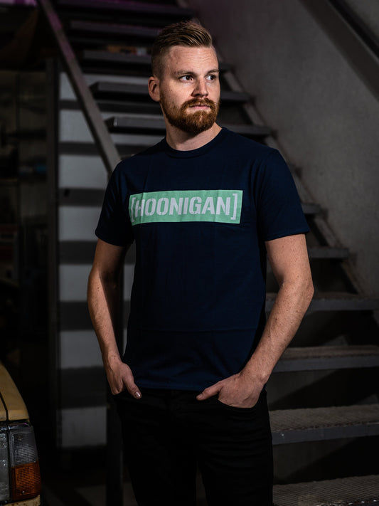HOONIGAN CENSOR BAR T-shirt - Blå/Grön
