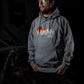 JIM OLOFSSON DRIFTING / JOD HOODIE - FRAMSTEG GÖRS - GREY