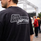 JIM OLOFSSON DRIFTING / JOD LOGO T-SHIRT - Acidwash Black