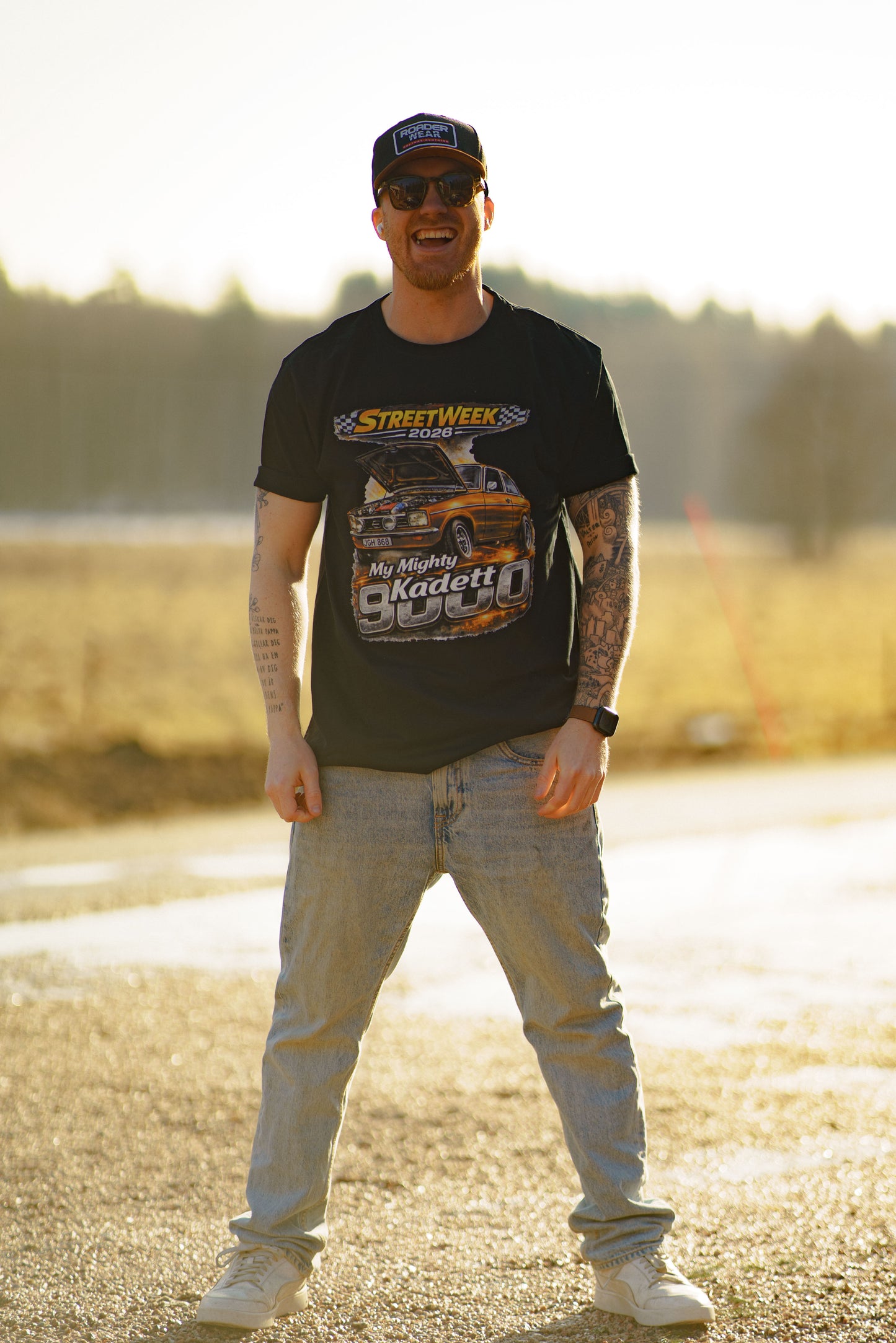 Mighty Kadett 9000 Svart T-shirt