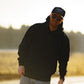 Mighty Kadett 9000 Svart Hoodie - Ryggtryck