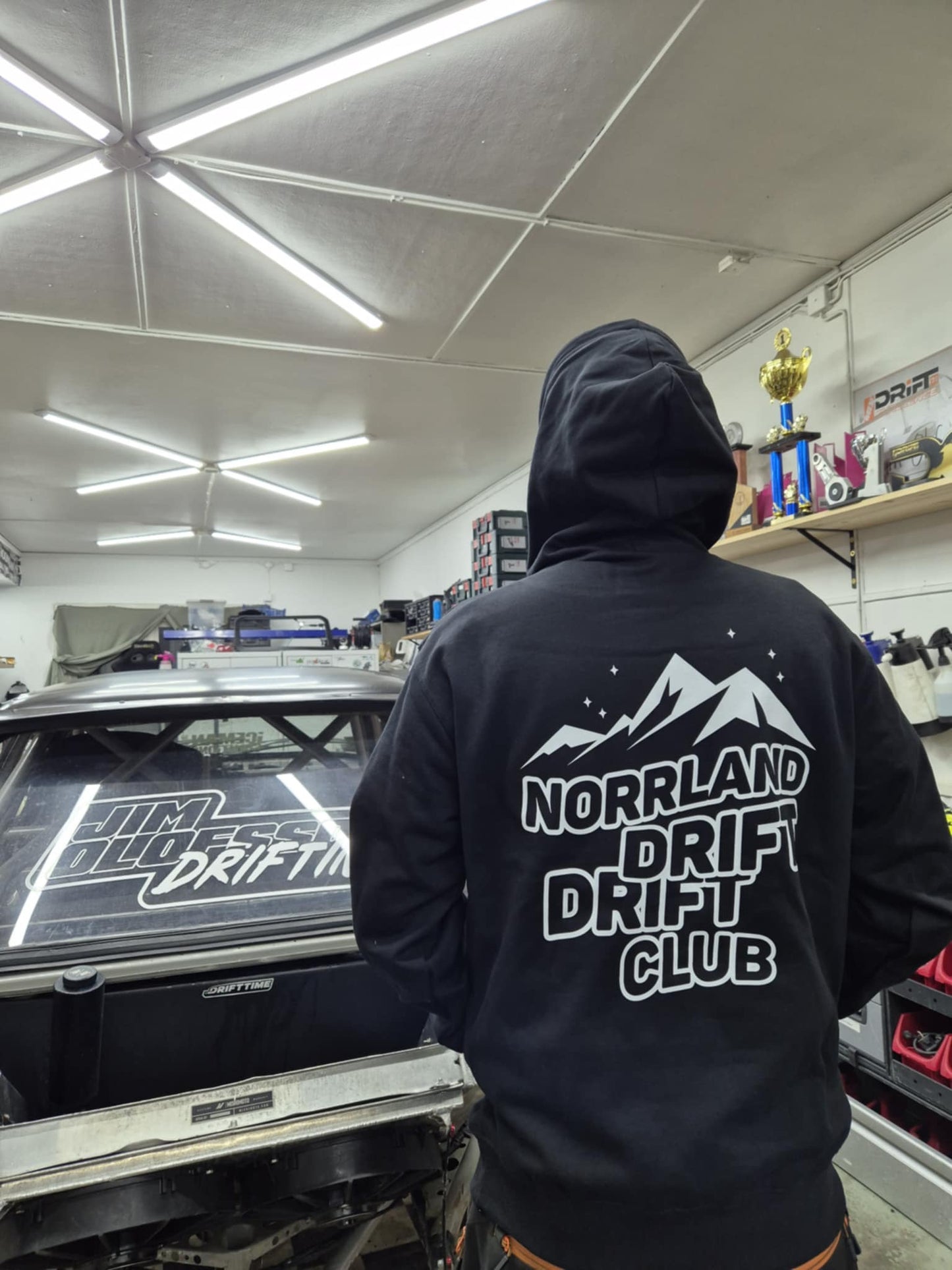 NORRLAND DRIFT DRIFT CLUB BLACK HOODIE