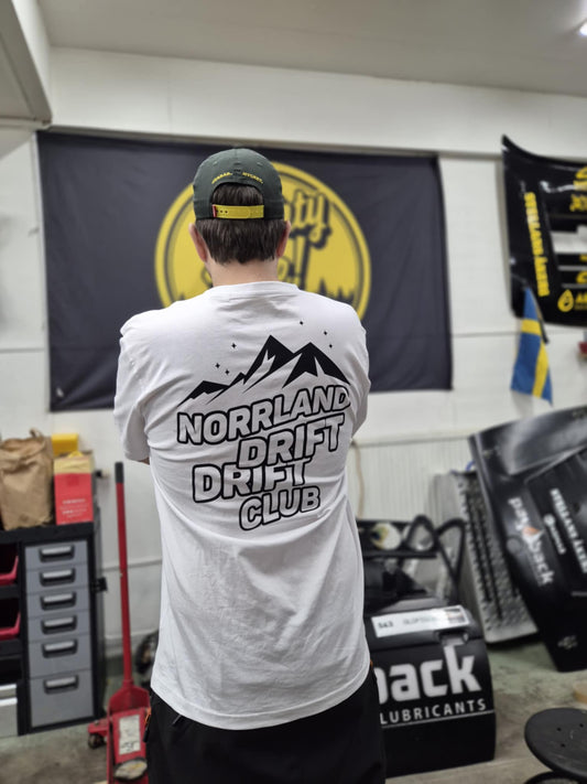 NORRLAND DRIFT DRIFT CLUB WHITE T-SHIRT