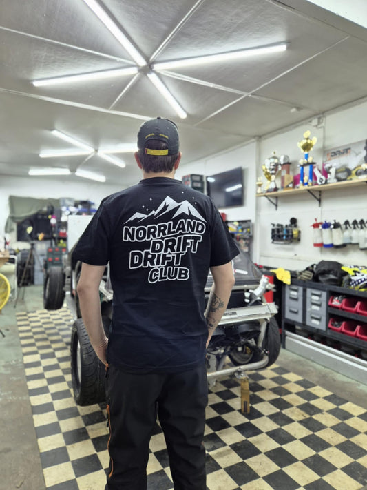 NORRLAND DRIFT DRIFT CLUB BLACK T-SHIRT