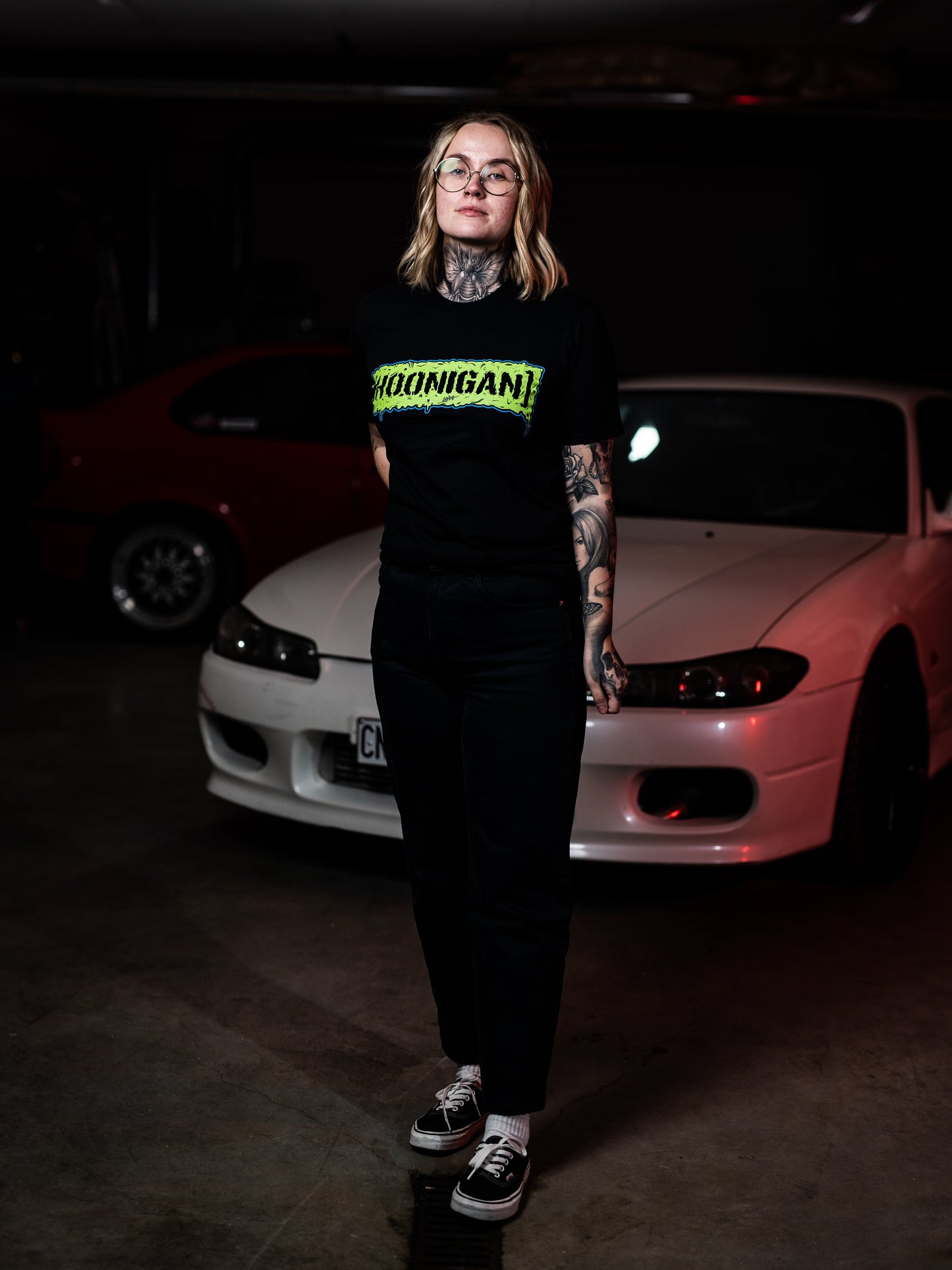 HOONIGAN CENSOR BAR T-shirt - Slime / Green