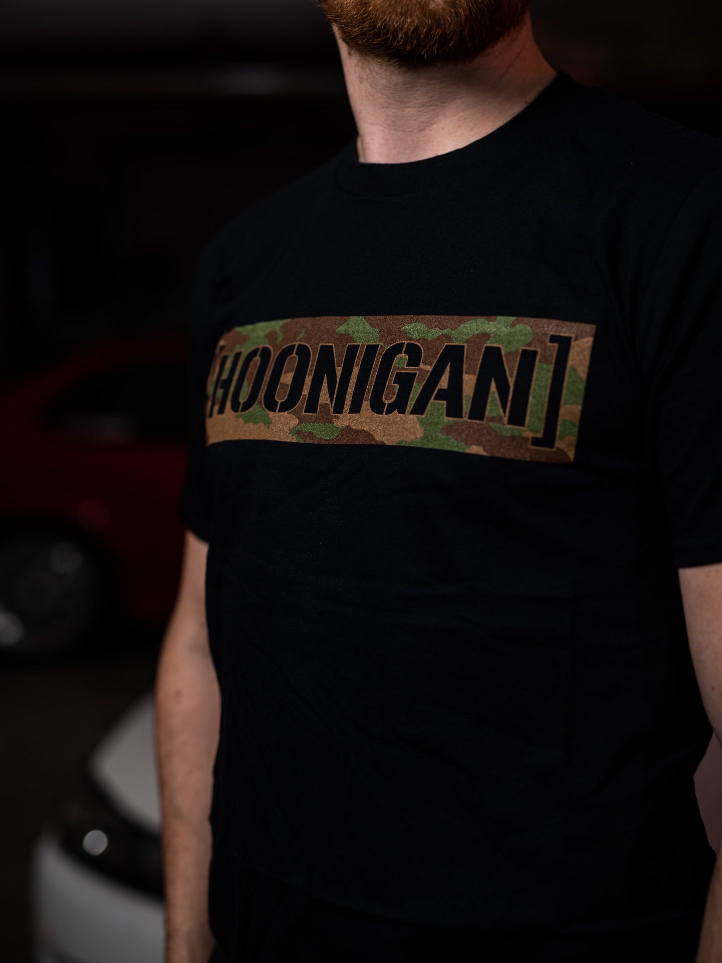 HOONIGAN CENSOR BAR T-SHIRT - BLACK / CAMO