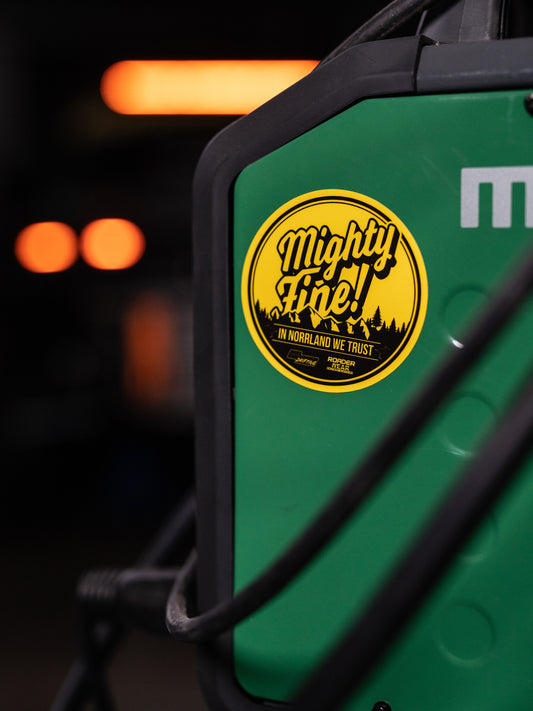 Jim Olofsson MIGHTY FINE Supportsticker