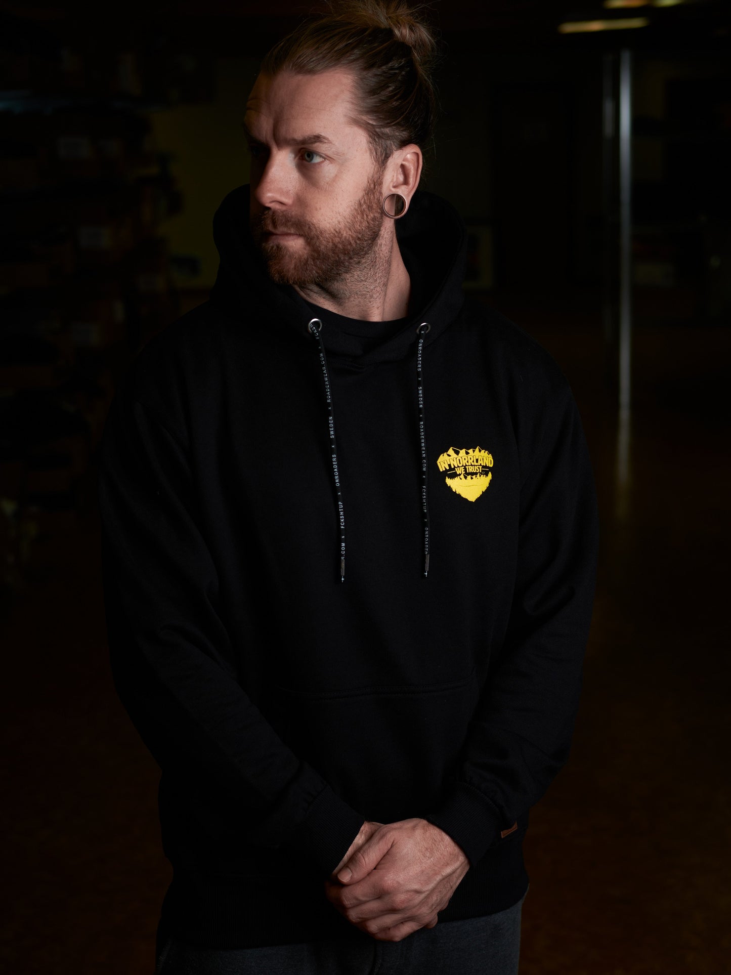 JIM OLOFSSON DRIFTING / JOD HOODIE - IN NORRLAND WE TRUST - BLACK