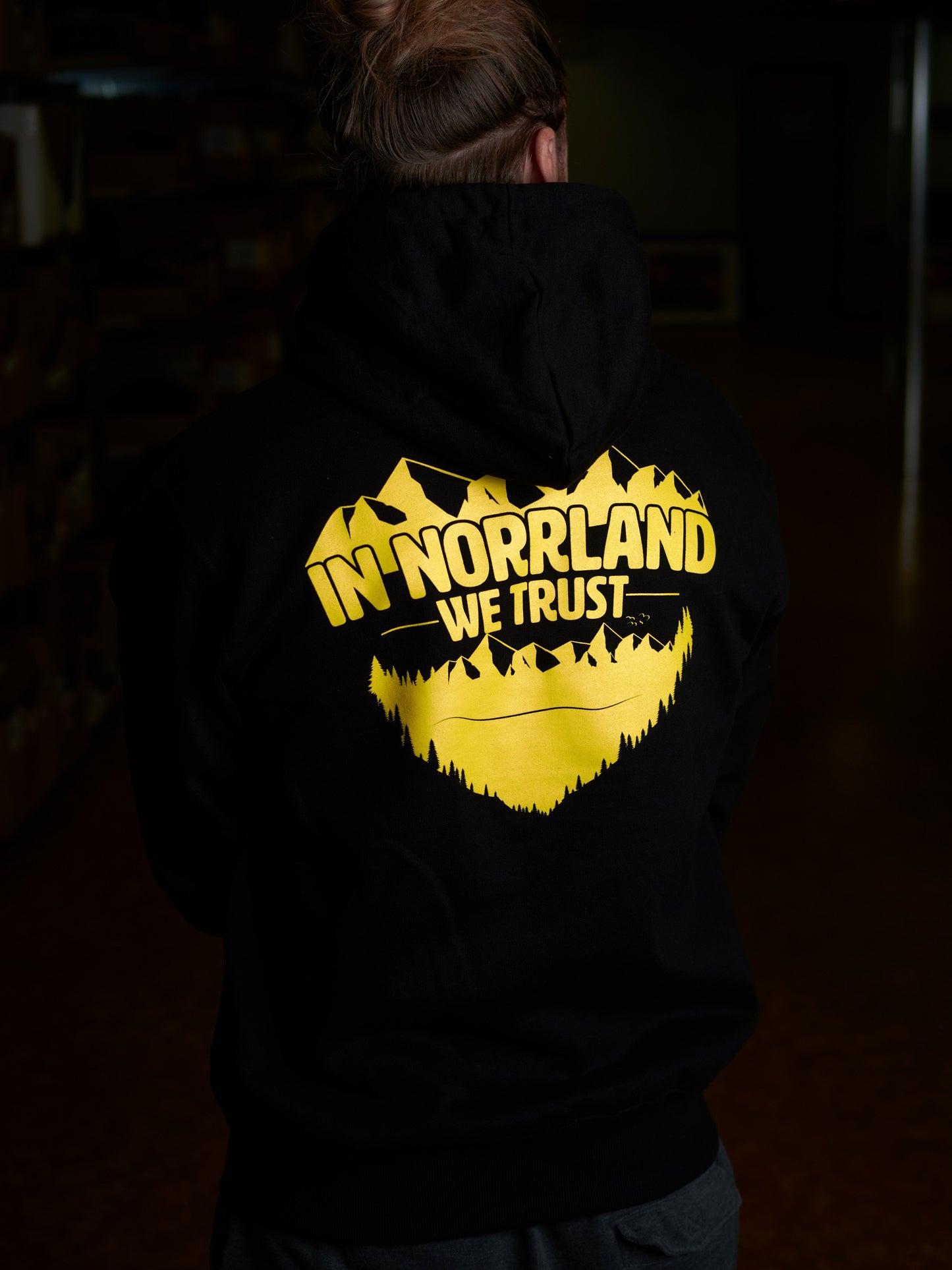 JIM OLOFSSON DRIFTING / JOD HOODIE - IN NORRLAND WE TRUST - BLACK