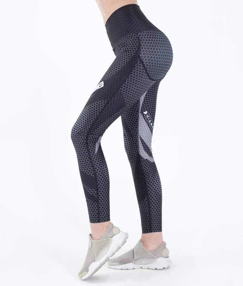 HARDTUNED - Hex Contour Leggings - Black