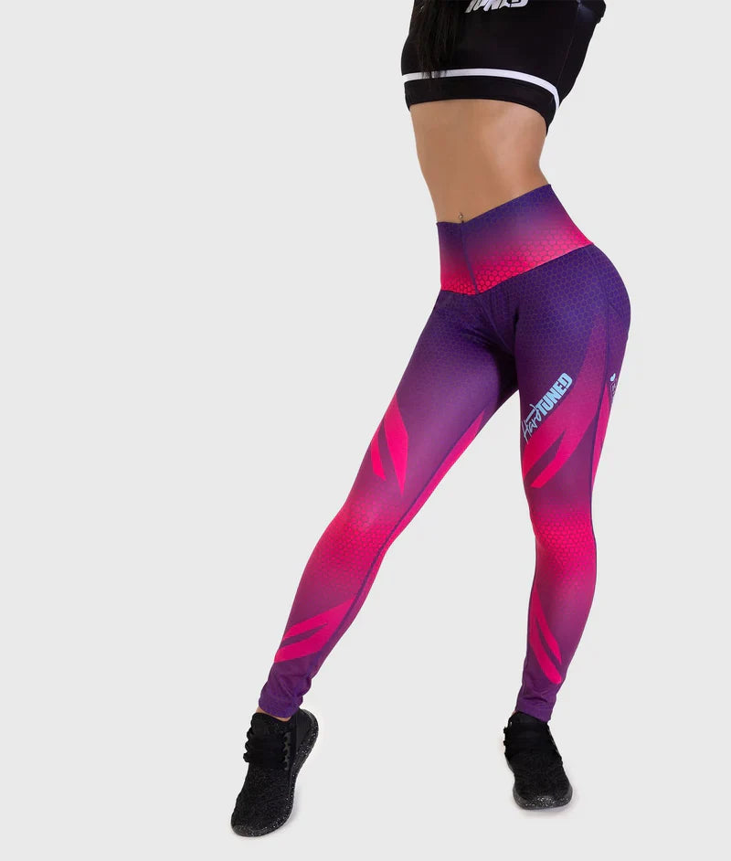 HARDTUNED - Hex Contour Leggings - Hyperwave