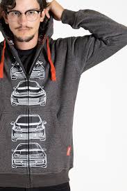 HARDTUNED - Volkswagen Golf GTI ZIP-Hoodie - Grey