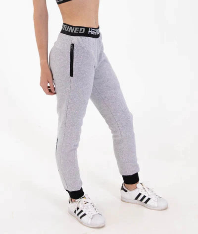 HARDTUNED - Ladies Power Over Trackies - Grey