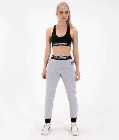 HARDTUNED - Ladies Power Over Trackies - Grey