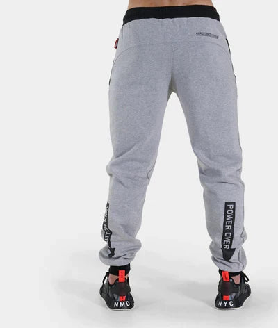 HARDTUNED - Mens Power Over Track Pants - Gray