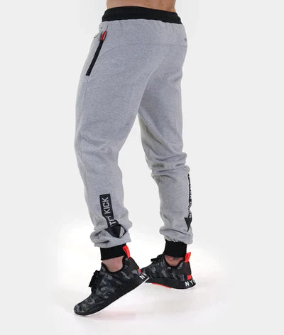 HARDTUNED - Mens Power Over Track Pants - Gray