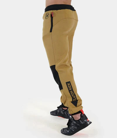 HARDTUNED - Mens Power Over Track Pants - Tan