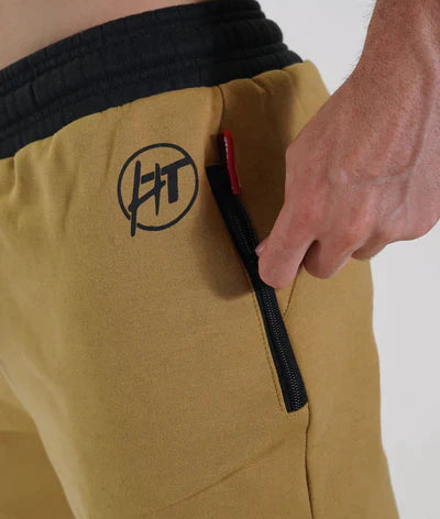 HARDTUNED - Mens Power Over Track Pants - Tan