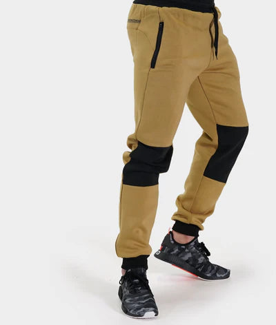 HARDTUNED - Mens Power Over Track Pants - Tan