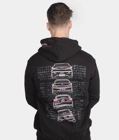 HARDTUNED - Mitsubishi Evolution ZIP-Hoodie