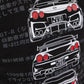 HARDTUNED - Nissan Skyline GTR ZIP-Hoodie